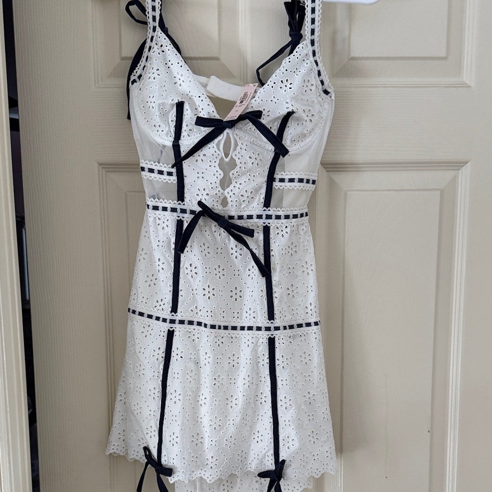 NWT Size Small For Love and Lemons Heather slip mini dress